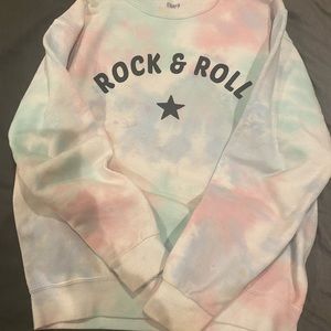 Rock and Roll Tye Dye sweatshirt